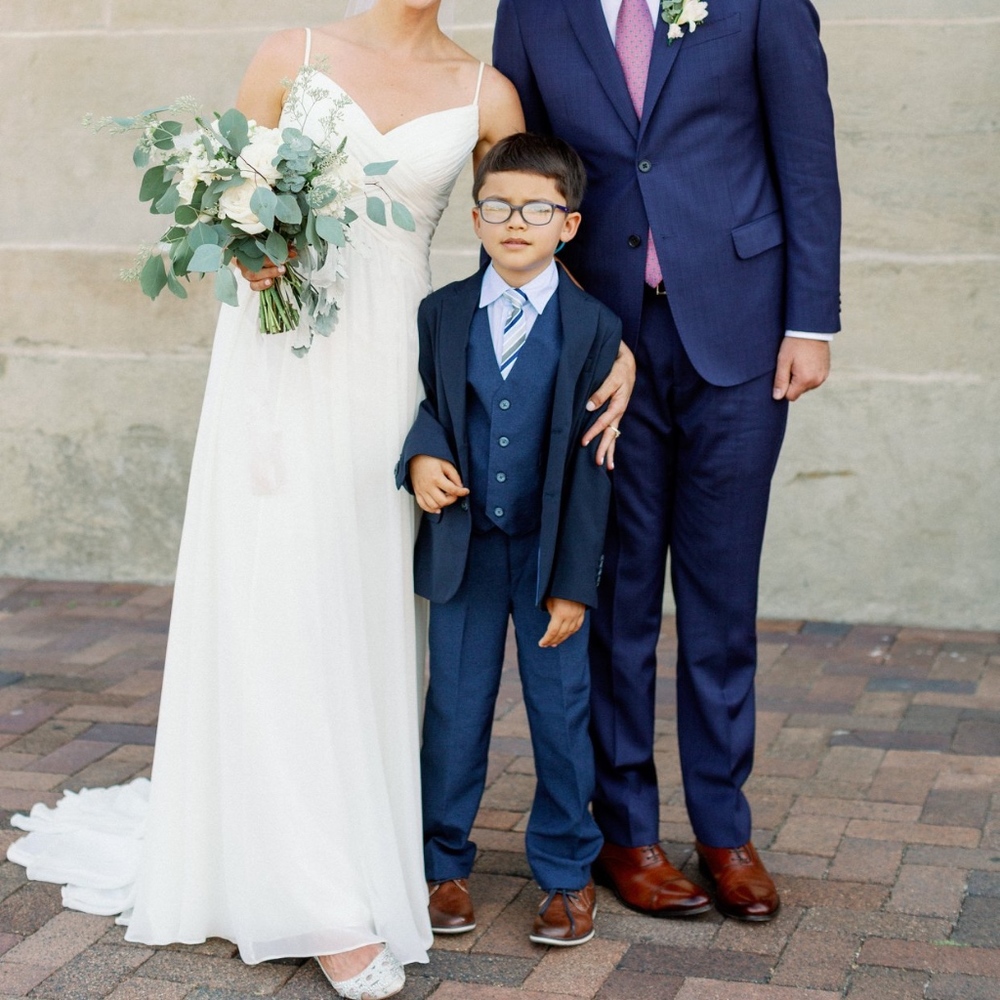 David’s bridal Wedding dress, boho beach size 8